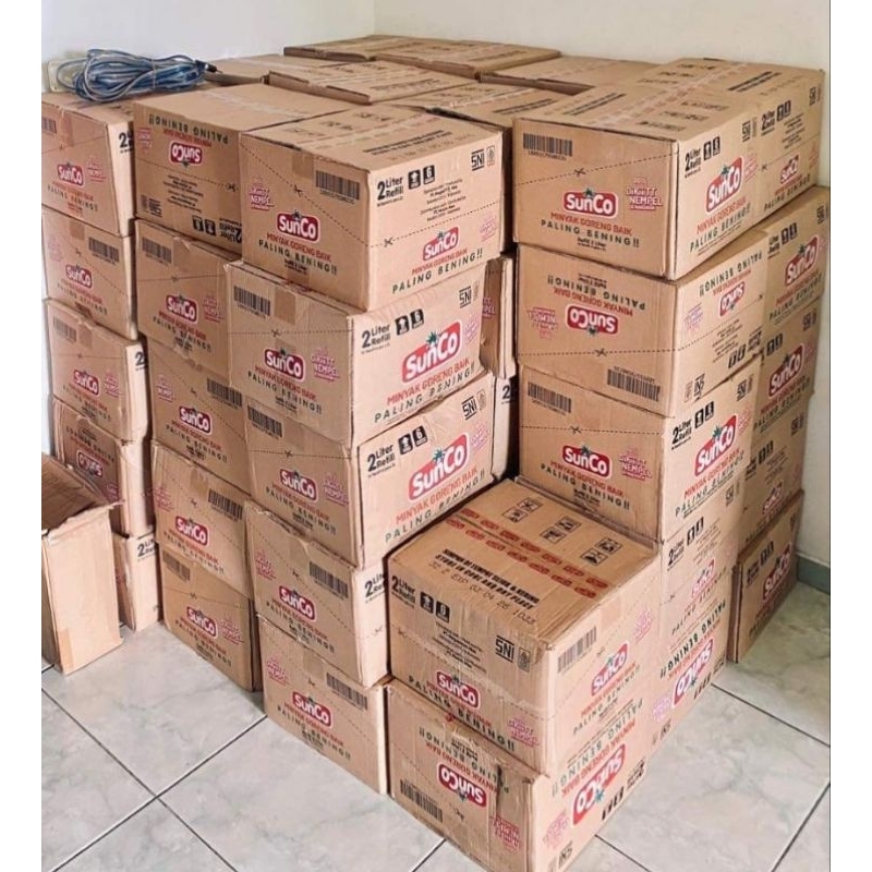 

Minyak Sunco 2 ltr 1 dus isi 6pcs kemasan 2ltr