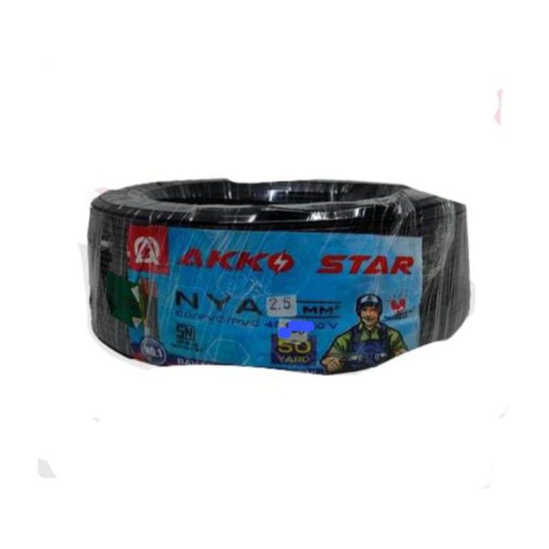 KABEL LISTRIK NYA TUNGGAL 2,5MM 45 METER AKKO STAR