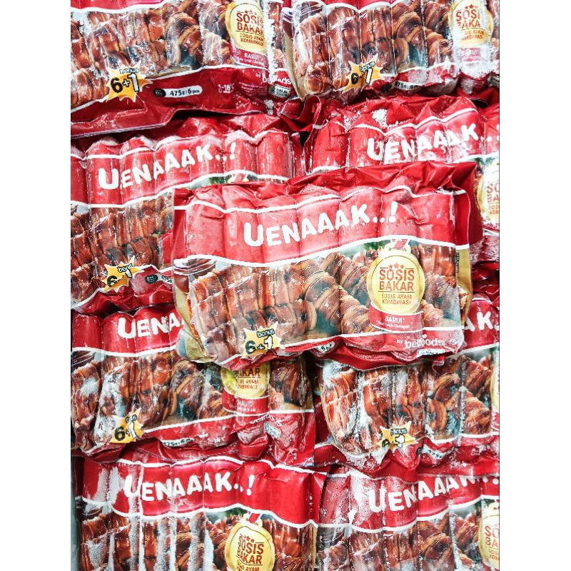 

BELFOODS SOSIS BAKAR AYAM UENAK ISI 6+1 475gr