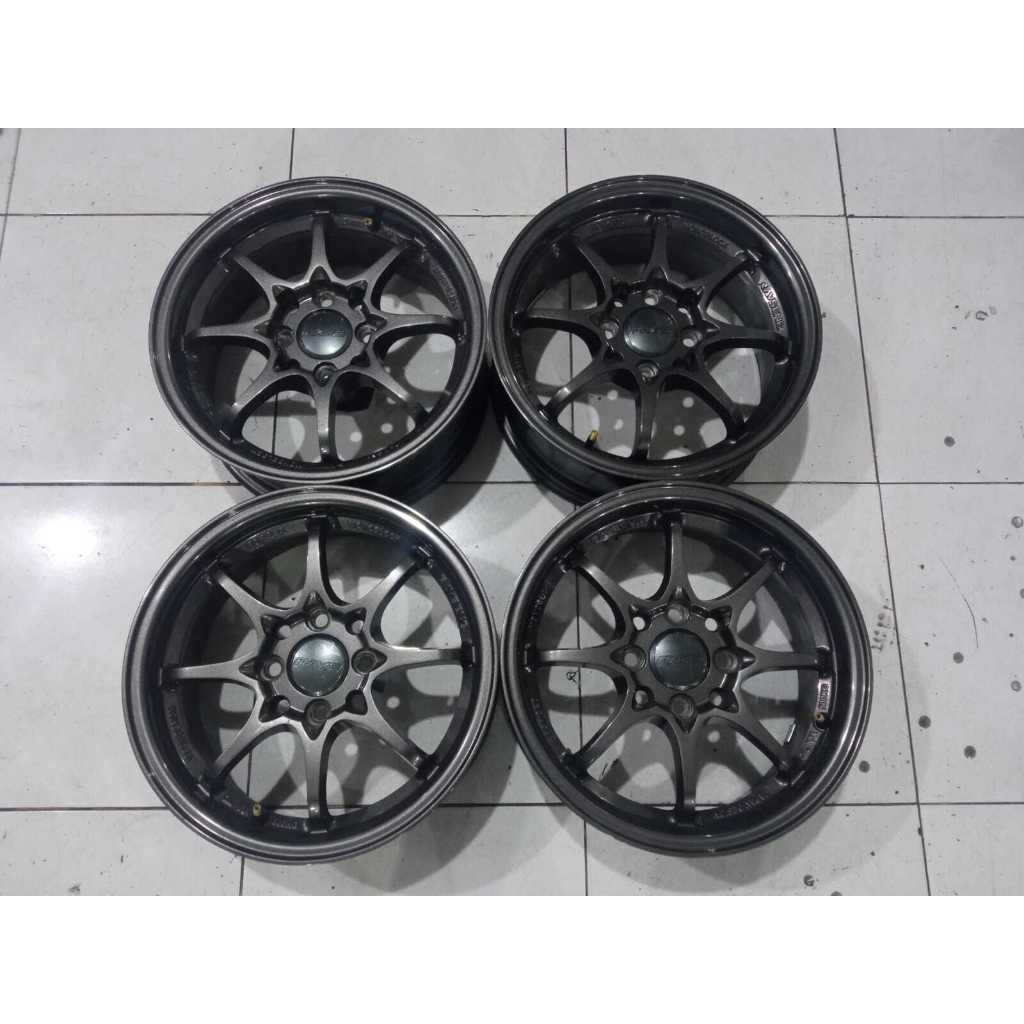 VELG MOBIL BEKAS RACING CE28 RING 14 LUBANG 4 PNP AVANZA XENIA VIOS  CITY DLL