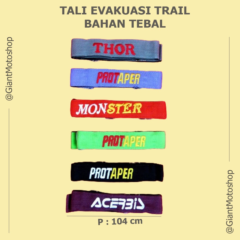 

Tali evakuasi trail tebal