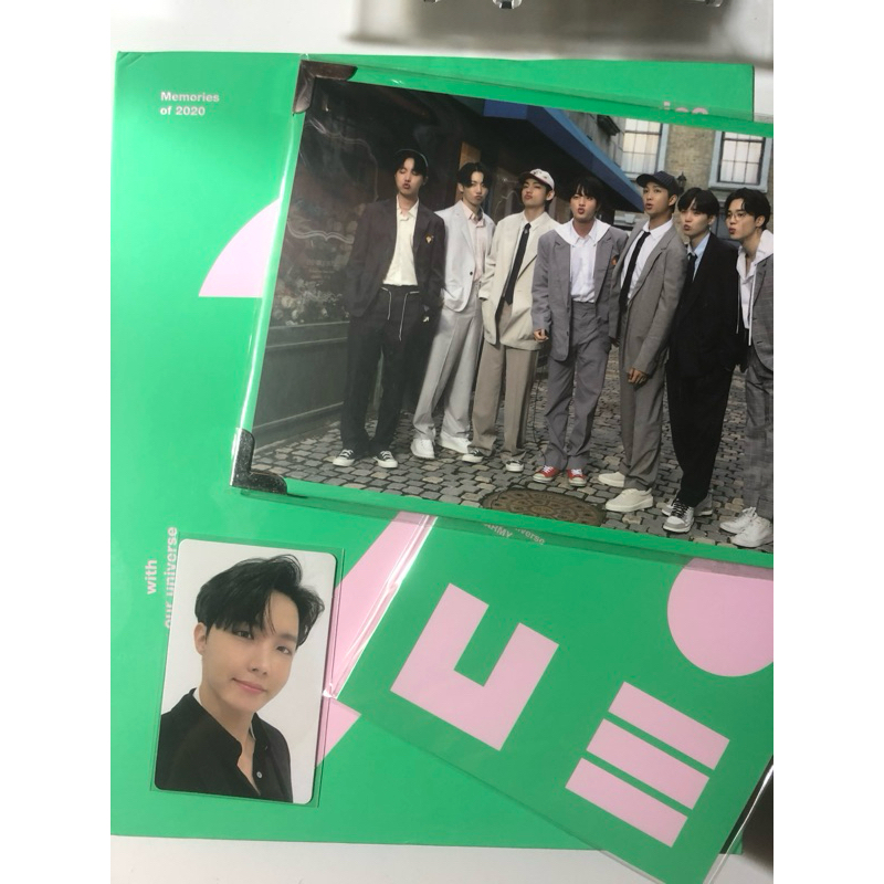 WTS BTS MEMORIES DVD 2020 FULLSET + POB BENEFIT PHOTO FRAME