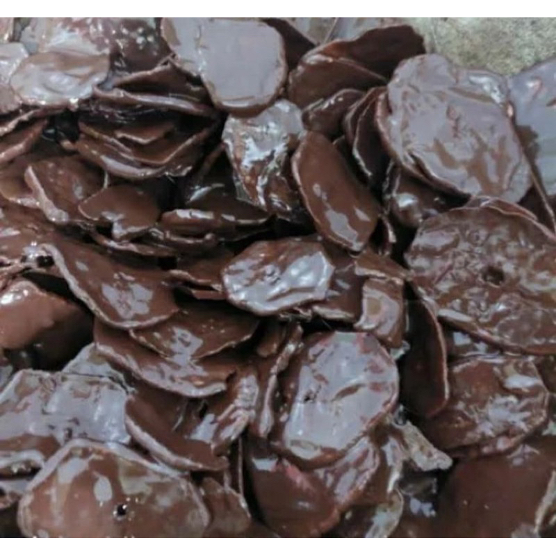 

kripik pisang coklat lumer/banana chips lumer