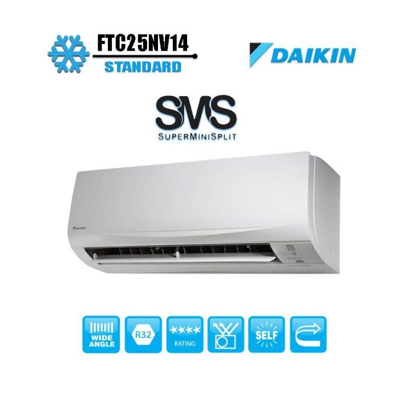 AC daikin 1pk R32 thailand unit only