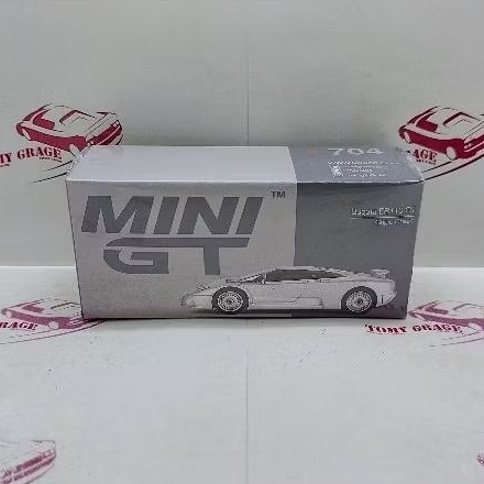 Mini GT 704 Bugatti EB110 GT Grigio Chiaro