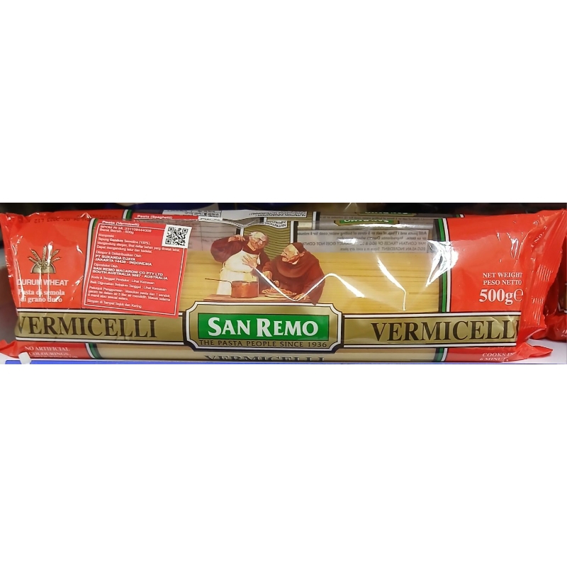 

Pasta SAN REMO Vermicelli 500g - HM, HK