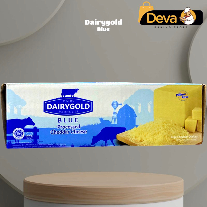 

DairyGold Blue Processed Cheddar Cheese - DairyGold Biru Keju cheddar 2kg