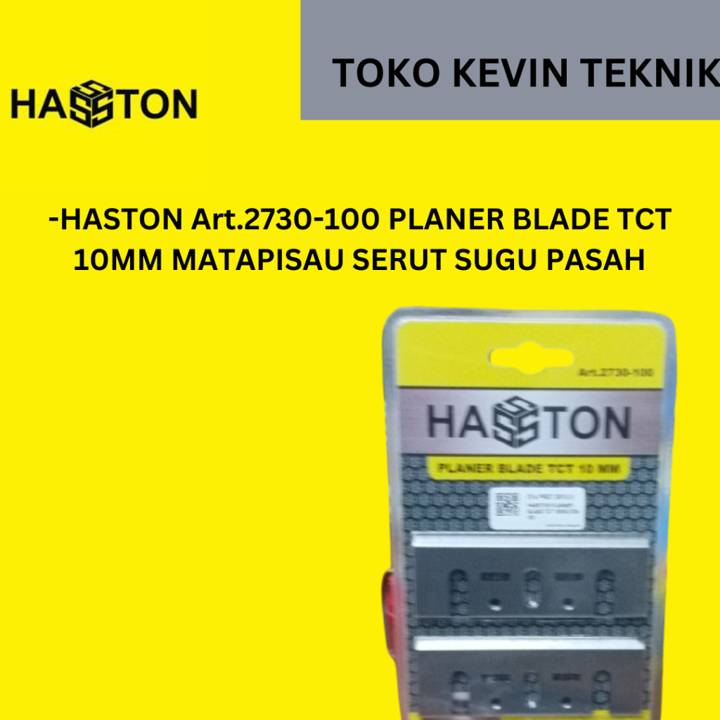 HASTON Art.2730-100 PLANER BLADE TCT 10MM MATA PISAU SERUT SUGU PASAH