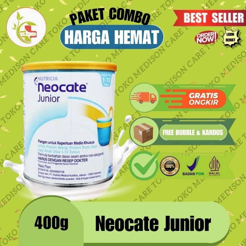 neocate junior neocate susu alergi  nutricia | 1-12 tahun 400gr