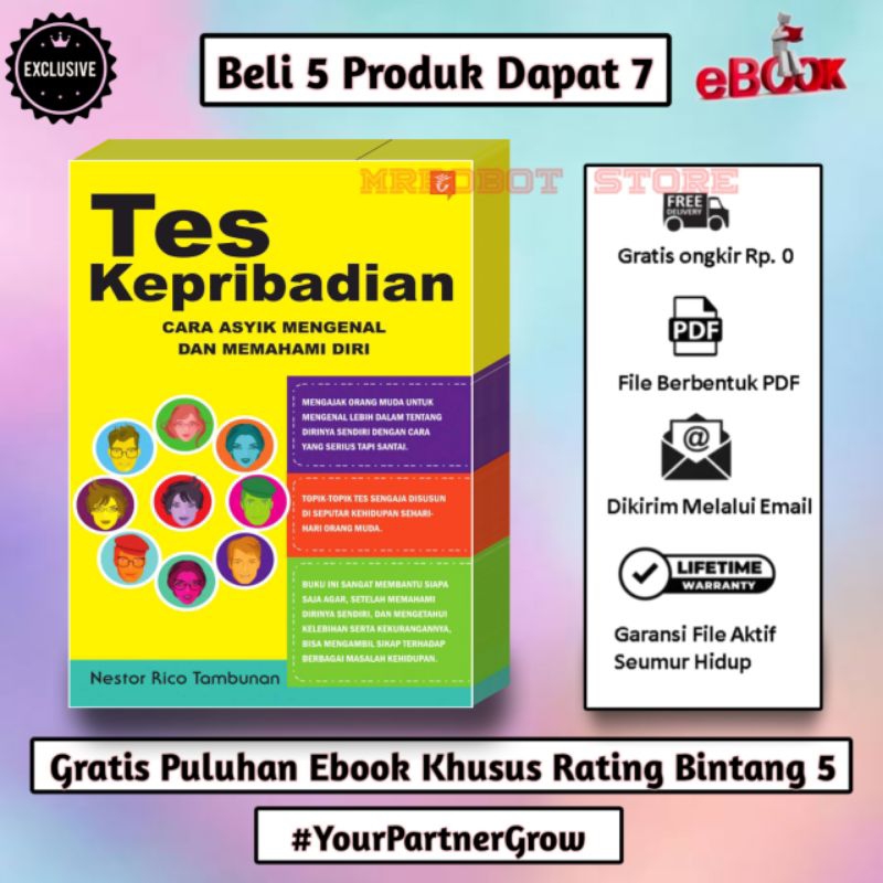 

[EBK117] Tes Kepribadian | Cara Asyik Mengenal dan Memahami Diri