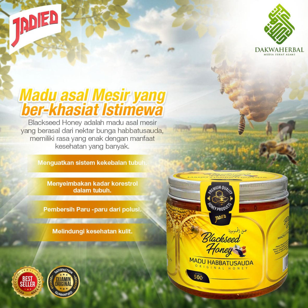 

Madu Blackseed Mesir 500g