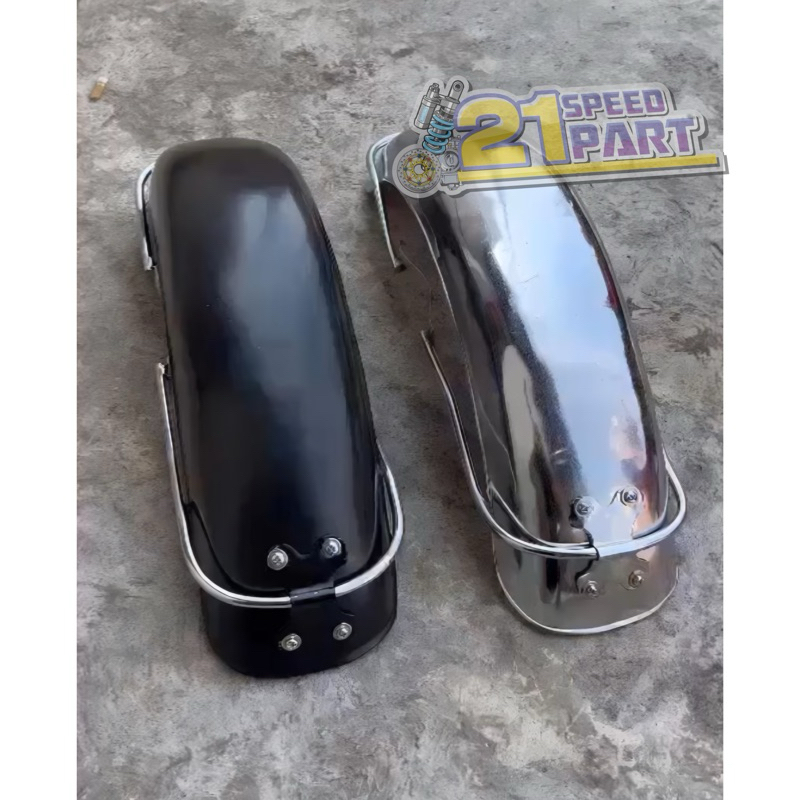 Spakbor Depan CB Jumbo CB 125 CB 100 GL100 Hitam Crom