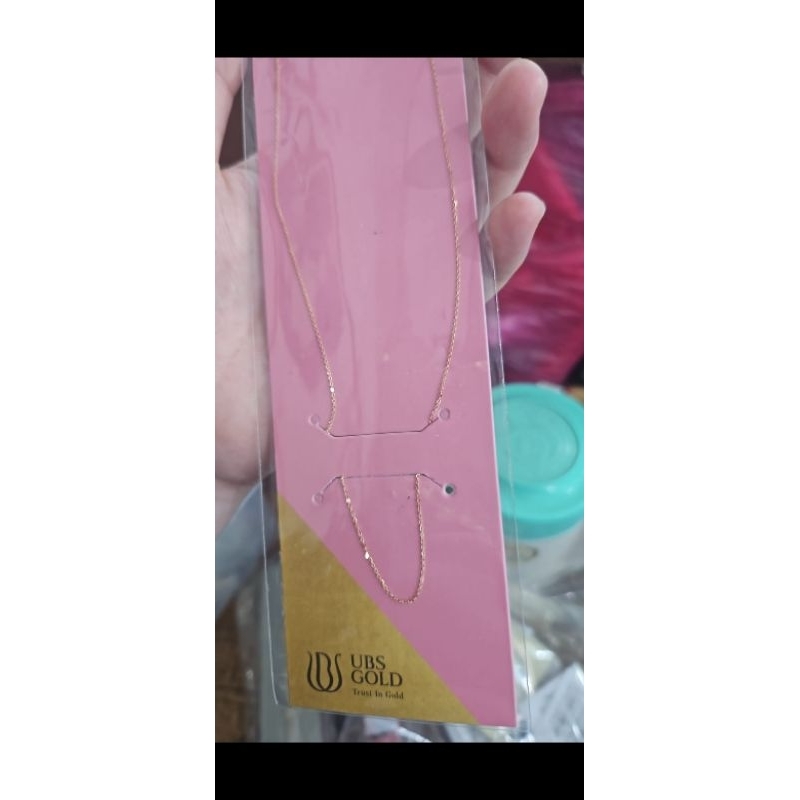 kalung polos nori trixie tipis emas asli 700 70% 16k gold tipis