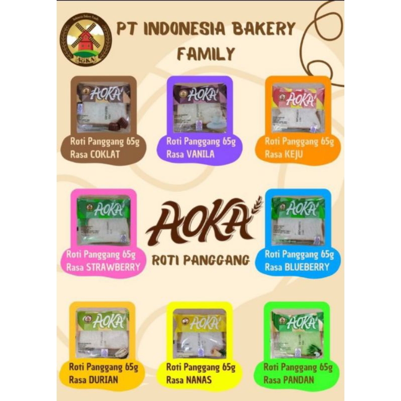 

Roti Panggang Aoka All Varian