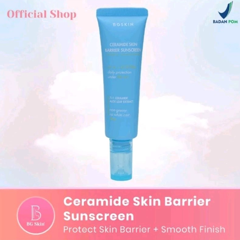 BG SKIN CERAMIDE SKIN BARRIER SUNSCREEN CREAM SIANG