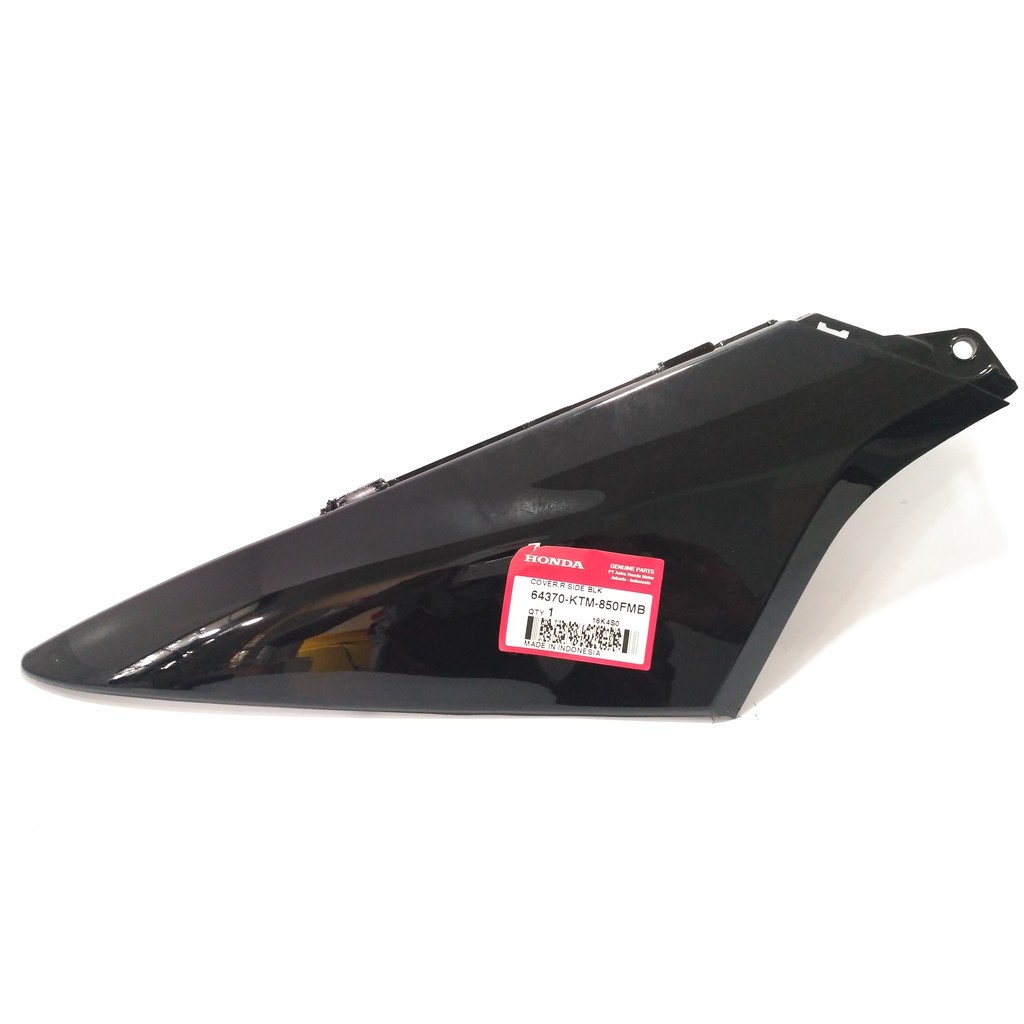 Cover Sambungan Body Kanan Hitam – Supra X 125 Batman | 64370KTM850FMB 100% ORI AHM