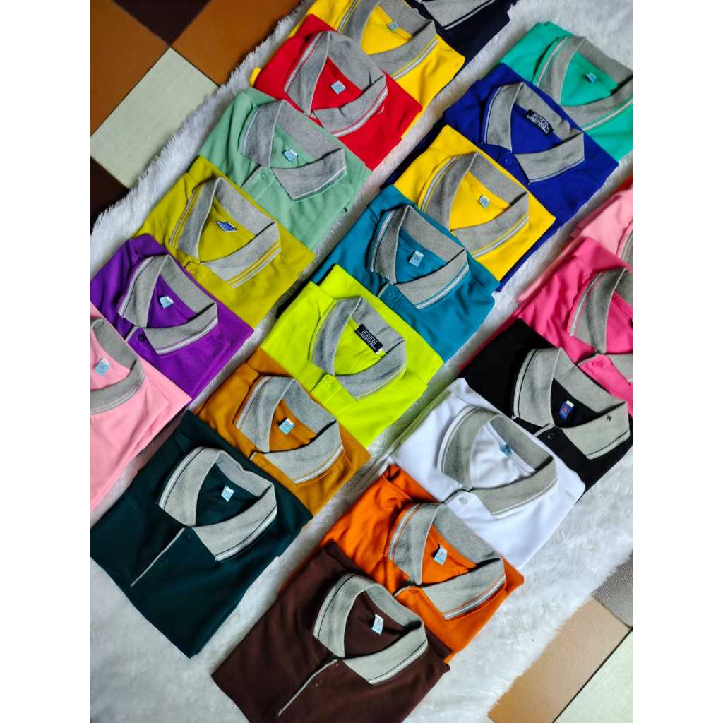PAKET 100K 3PCS KAOS POLO SHIRT KERAH KOMBI PRIA WANITA / POLO SHIRT PRIA / KAOS KERAH LENGAN PENDEK