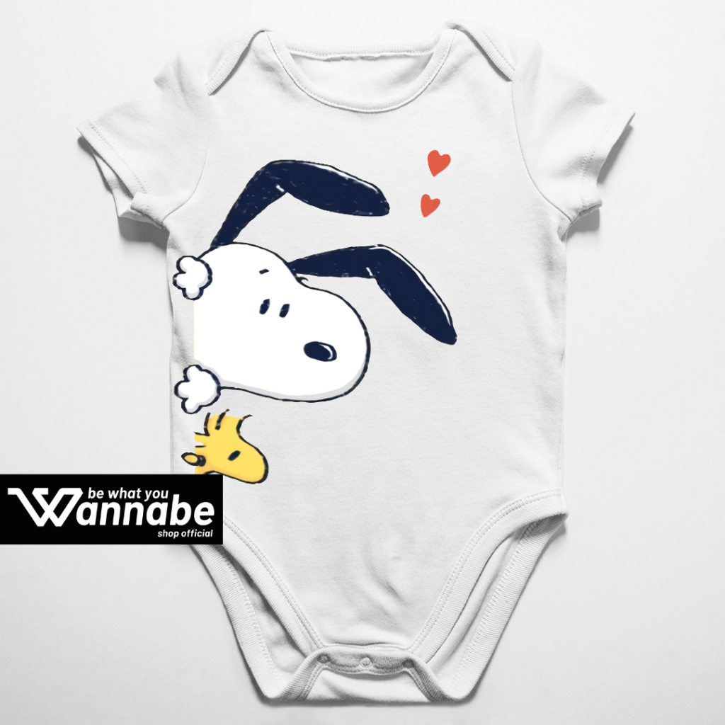 Jumper Bayi Kartun Snoopy 2 | Jumper Lucu | Baju Bayi | Baby Rompers | Baby Rompers