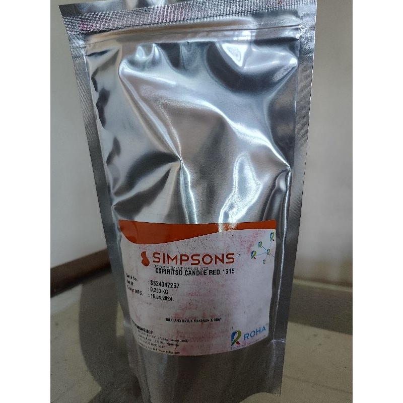 

pewarna minyak simsons tipe 1615 (merah)