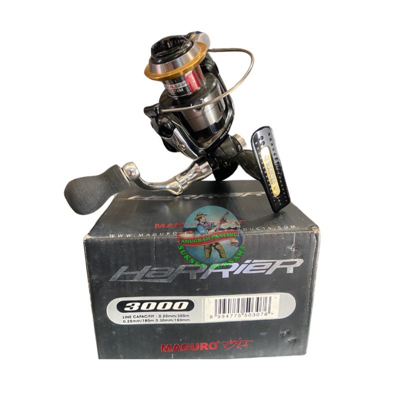 Reel Maguro Harrier 3000 Power Handle 12+1 Bearings Power Rotor
