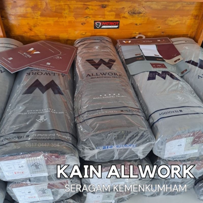 Kain Allwork seragam resmi Kemenkumham