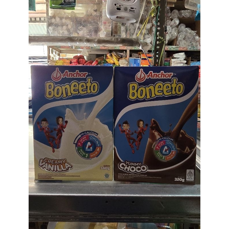 

Boneeto Coklat 320g / Vanilla 340g