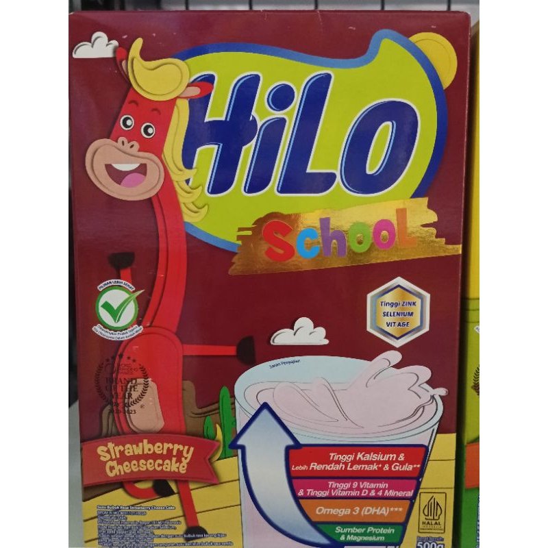 

Hi Lo School cokelat, strawberry 500g