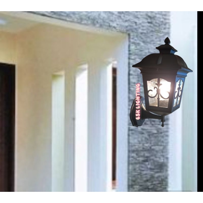 Lampu dinding minimalis outdoor/Lampu pilar pagar taman/Lampu taman outdoor/Lampu dinding klasik mod