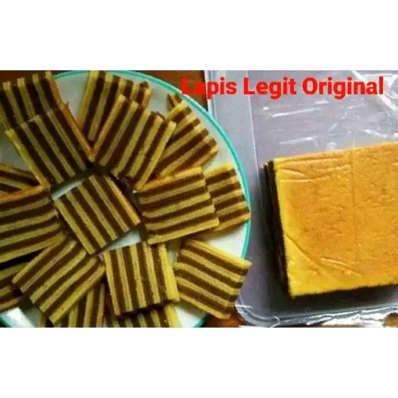 

Lapis Legit Rasa Original 800gram (Ukuran 17x17cm)