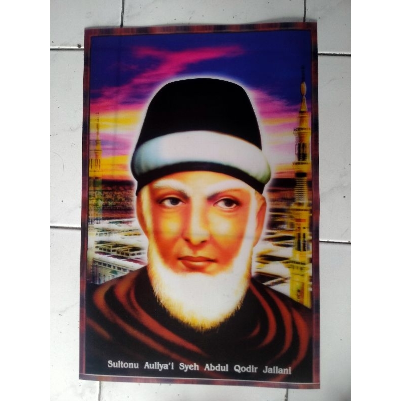 poster 3D syeh Abdul Qodir Jaelani