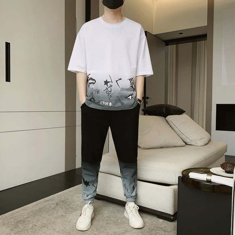 Setelan Oversize RockStar / Setelan Pria / Setelan Dewasa / Pakaian Dewasa / Pakaian Pria / Fashion 