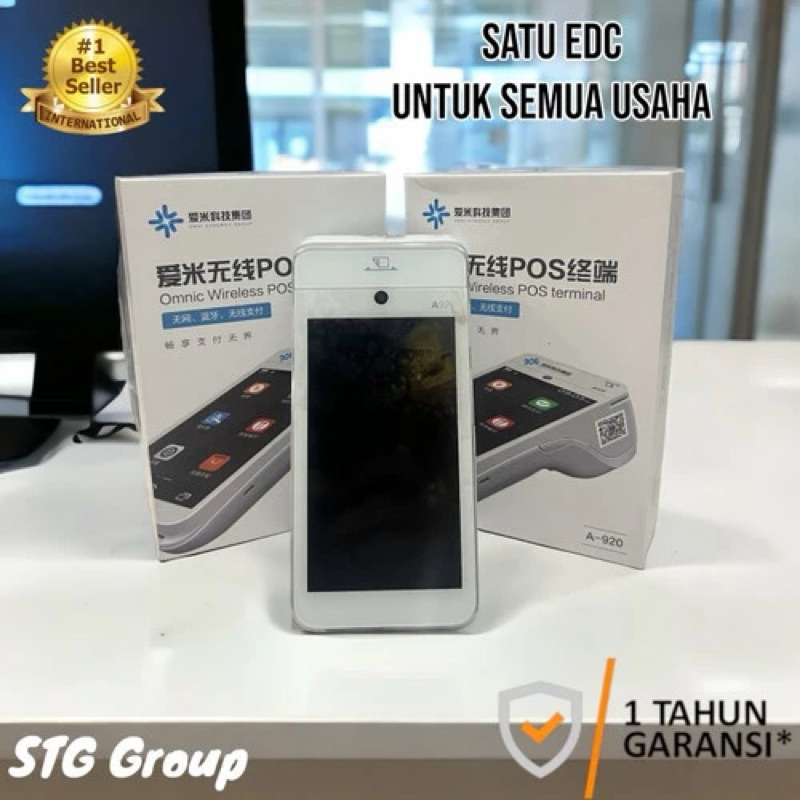 EDC Printer Androit Android Pertamina A920 SPBU EDC PAX Mobile