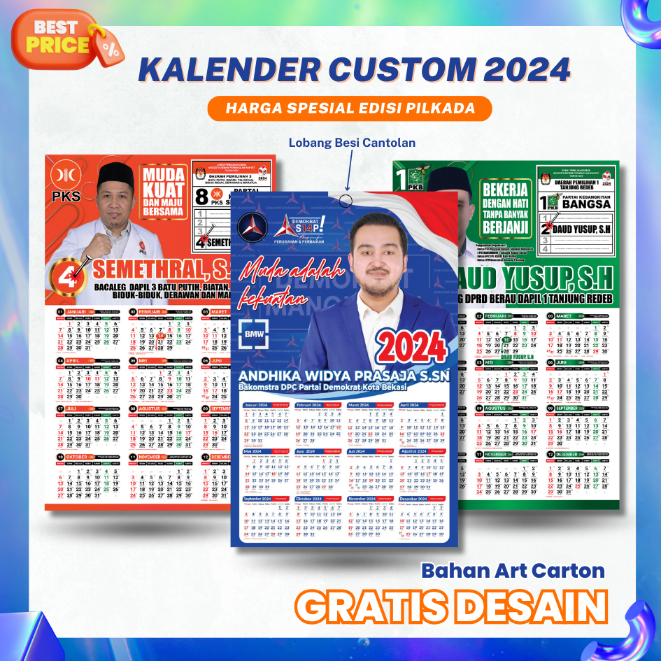 

Kalender Custom 2025 Kalender Partai Murah Kalender Pilkada 2024 kalender Kampanye