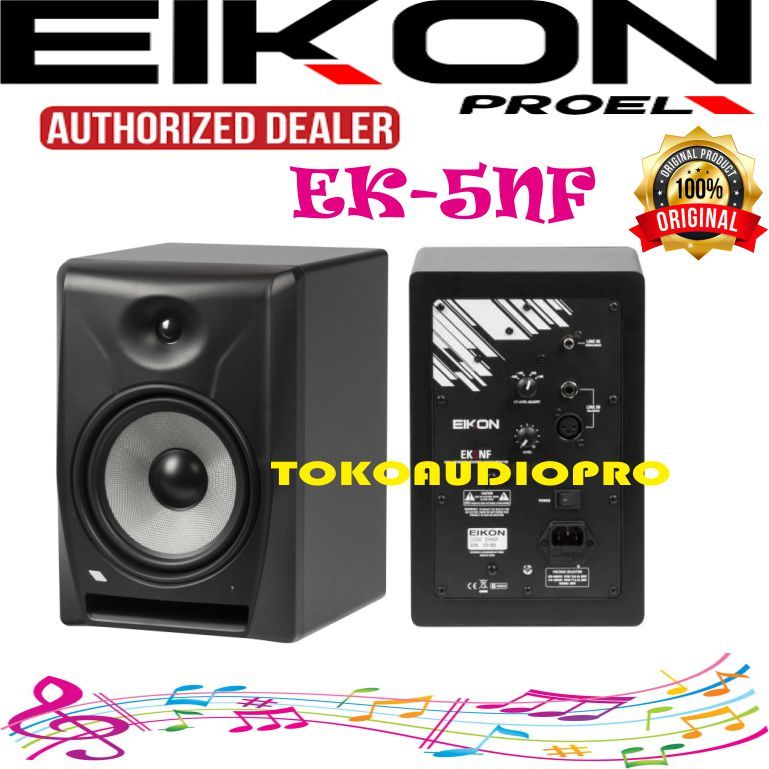 Speaker EIKON EK5NF" High-definition nearfield Studio Monitor Speaker Aktif Eikon EK-5NF