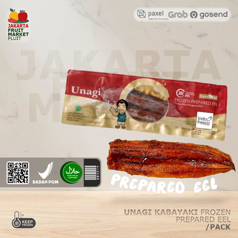

UNAGI KABAYAKI forzen prepared eel belut jepang dengan bumbu