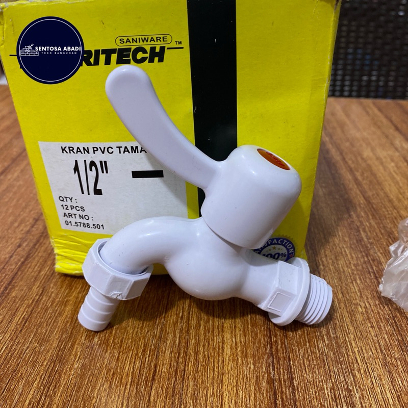 Kran Tanam / Tembok 1/2" PVC