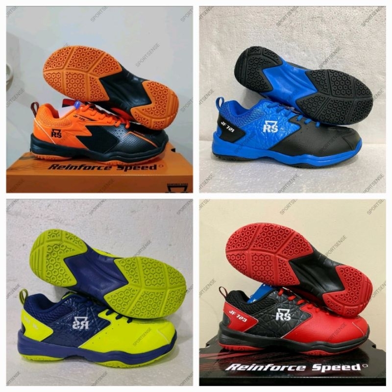 TERBARU SEPATU BADMINTON BULUTANGKIS RS JEFFER JF 715 716 717 718 720 721 722 723 REINFORCED SPEED