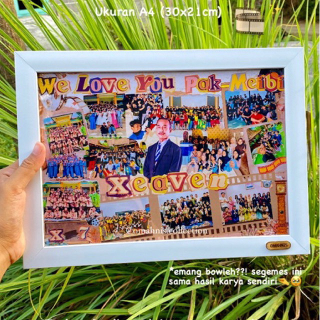 Scrapframe Scrapbook Kenang Kenangan Guru Sekolah Graduation Sahabat