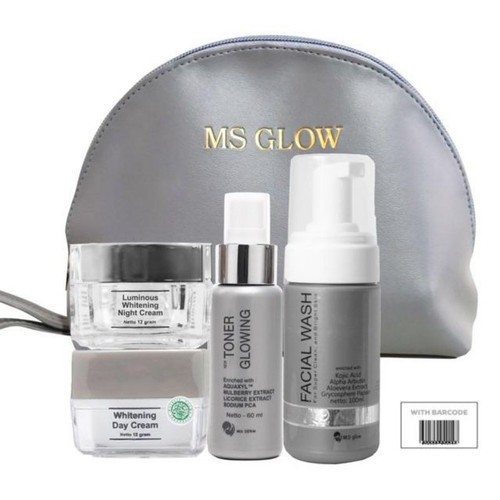 PAKET MS GLOW - WHITENING SERIES - PAKET WHITENING MS GLOW
