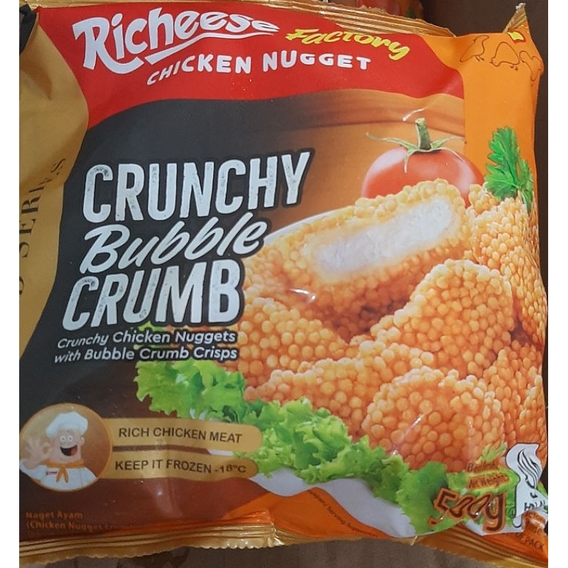 

Nugget Richeese Crunchy Bubble 500gr