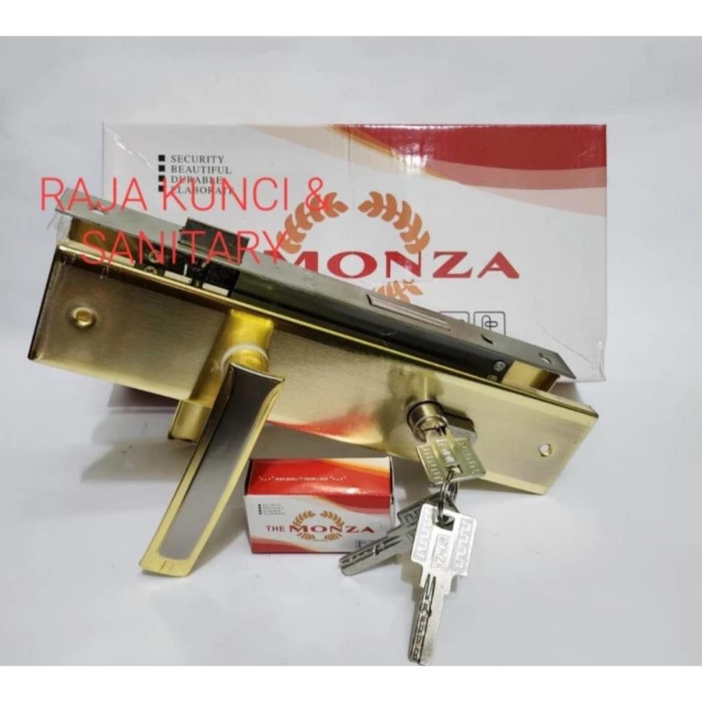 Kunci Pintu Plat Besar + Body MONZA / Kunci Plat Besar + Body (24 Cm )