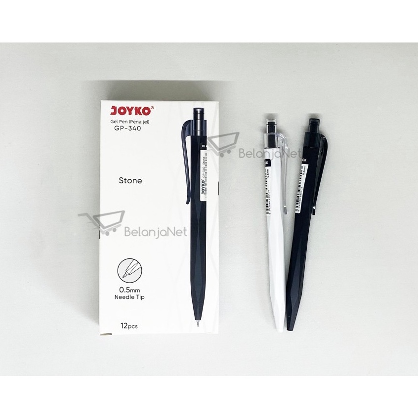 

KODE O4S8 Pulpen Pen Gel Gel Pen Joyko Cetek Stone GP34 5 mm Mata Jarum 1 LUSIN