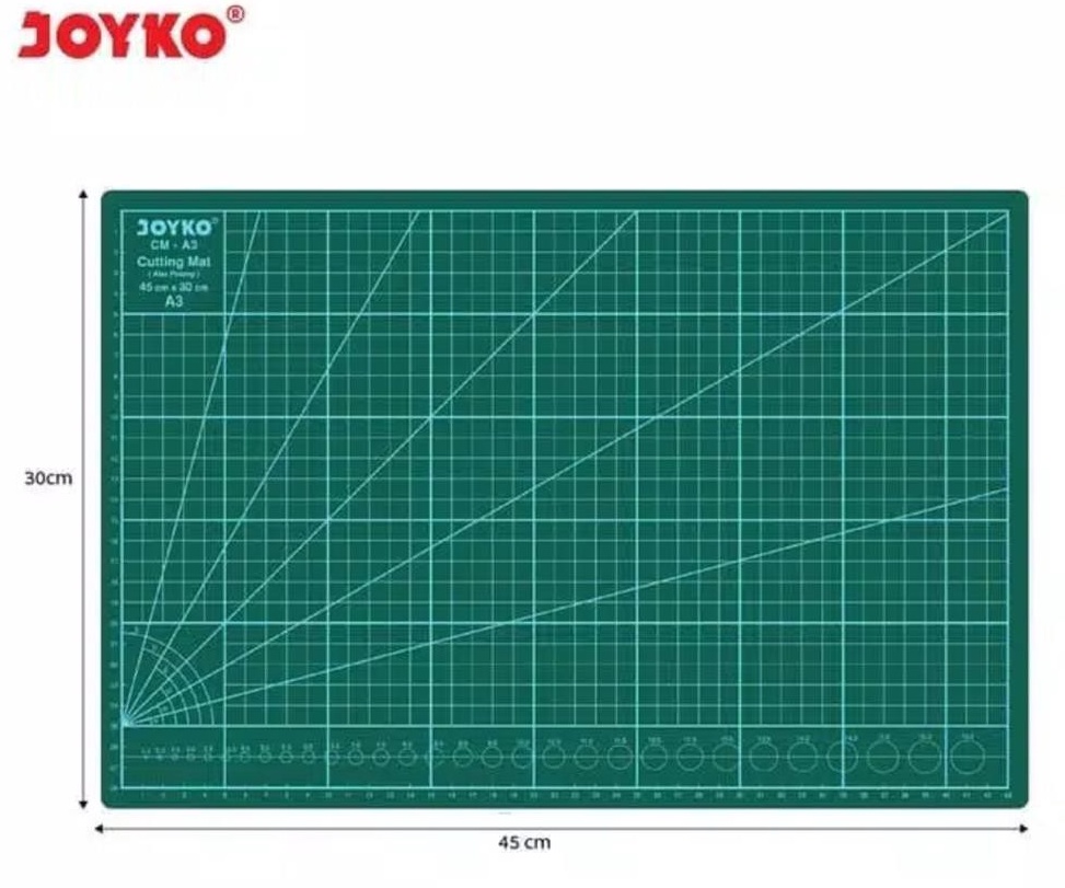 

KODE G1E6 Cutting Mat Alas Potong Joyko CMA3