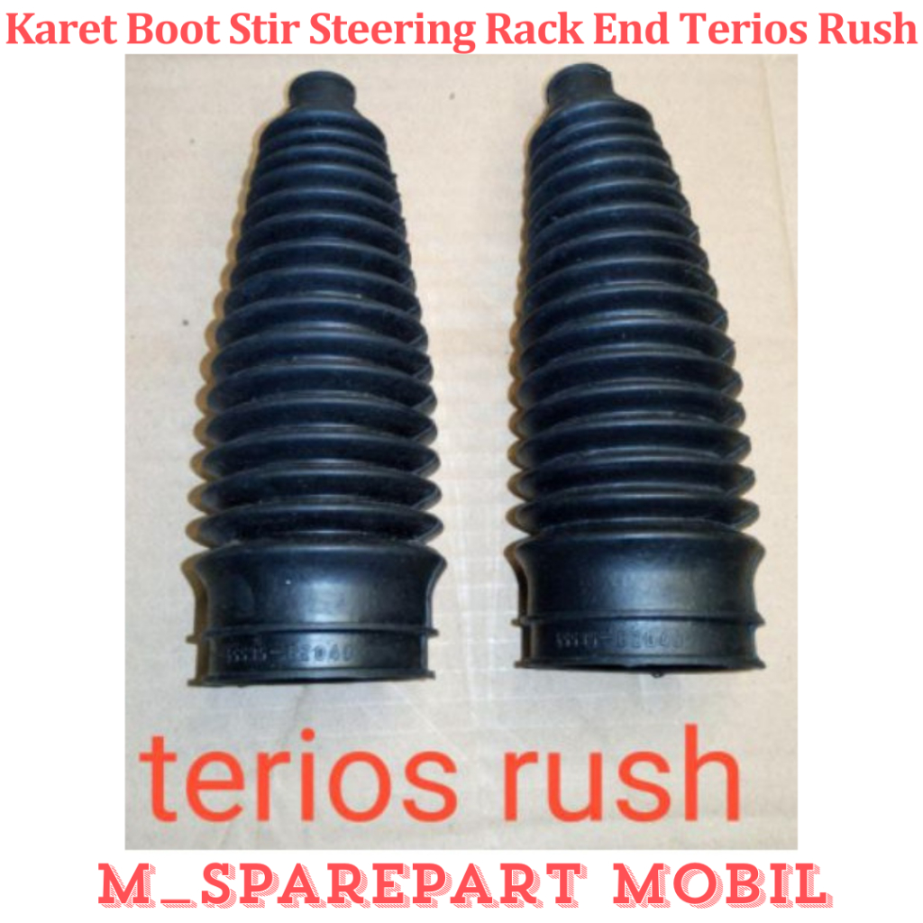 KARET BOOT STIR STEERING RACK END TERIOS RUSH  SPAREPART MOBIL