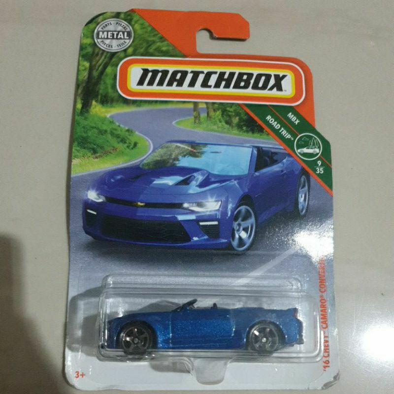 matchbox 16 chevy camaro convertible