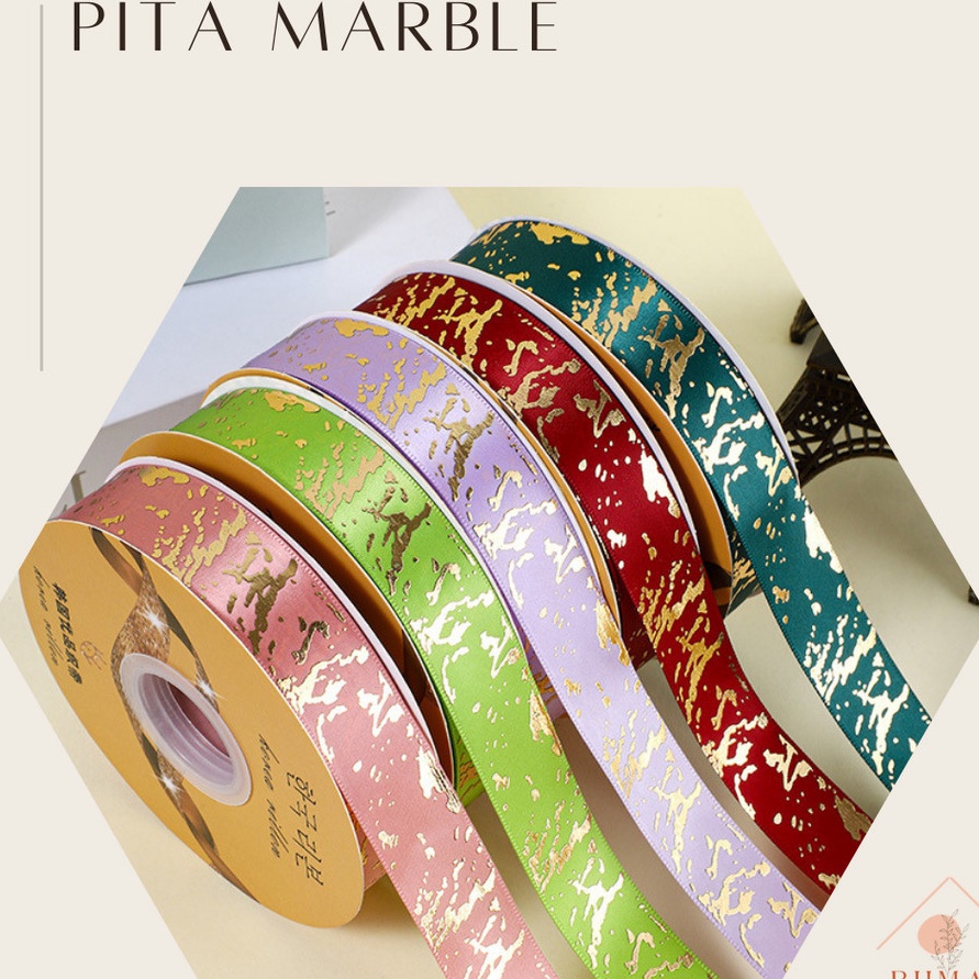

Unggul RUMAH KRAVE Pita Marble Marmer Ribbon