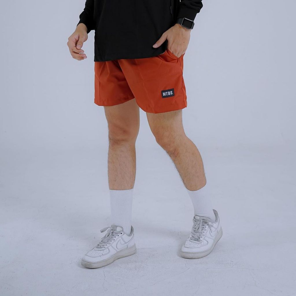Celana Pendek Boardshort Santai Pria Wanita Parasut Polos Olahraga Sport Pants