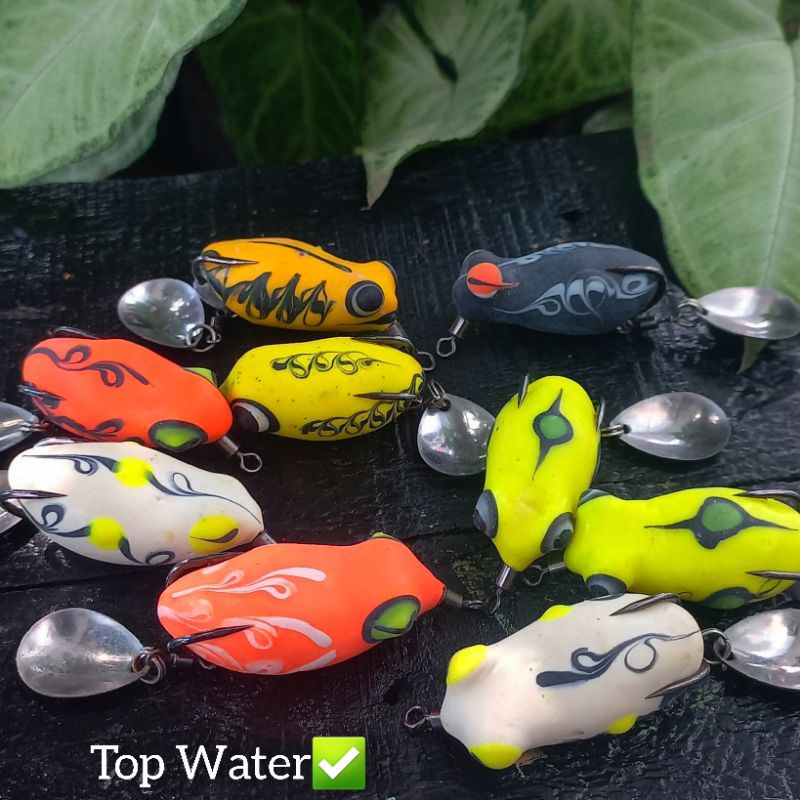 soft frog umpan casting tiruan sofrog ikan gabus 3,5cm Top Water 100% Original Fj_Lure