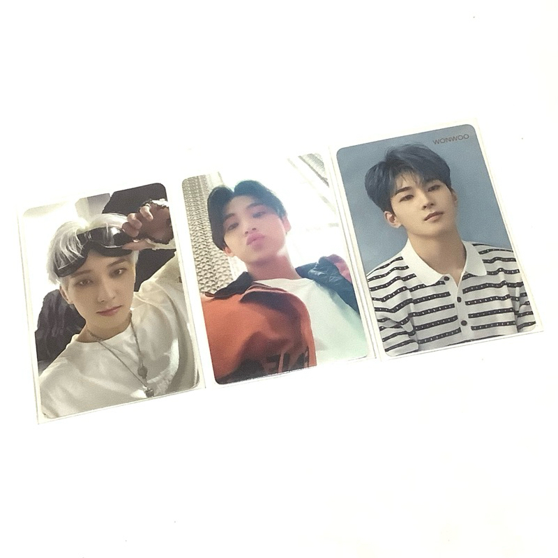 seventeen svt wonwoo mingyu face the sun fts yzy yizhiyu pob pioneer flfl hmv photocard pc