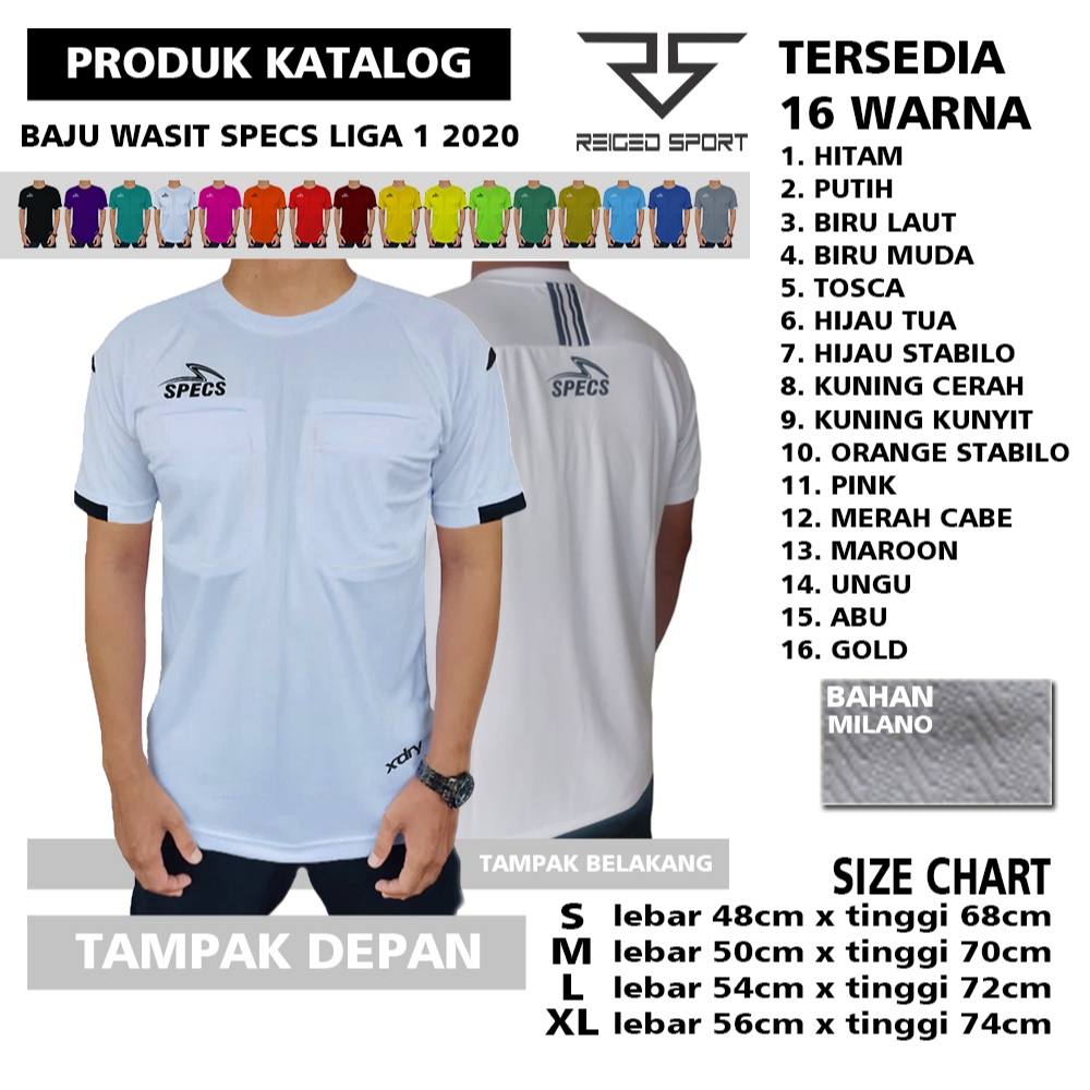 BAJU TUGAS WASIT SPECS 2020/21